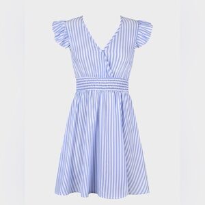 Women’s Medium Blue & White Cocktail Dress